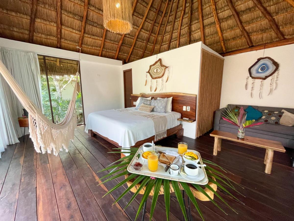 Zamna Eco-Lodge Tulum Eksteriør billede